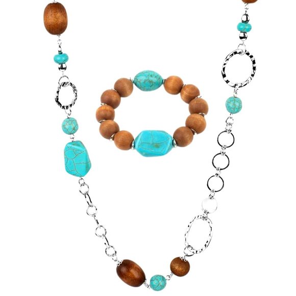 Boho Necklace and Bracelet Set - Picture 1 of 1